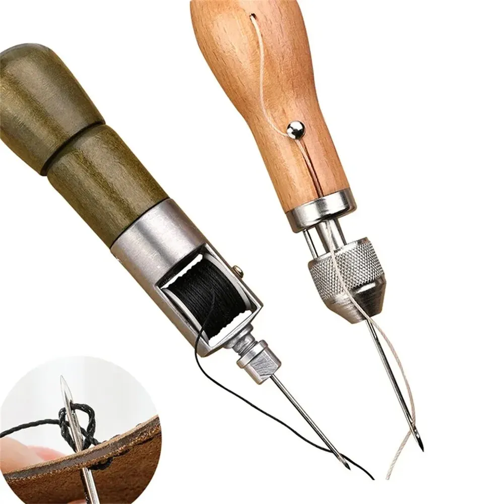 Leather Tooling Kit - DIY Leather Sewing Awl Kit Waxed