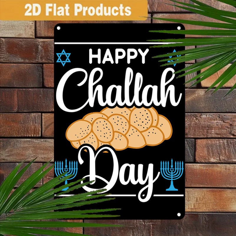 Art & Craft Fair - CIFBUY Vintage Jewish Challah Menorah Aluminum