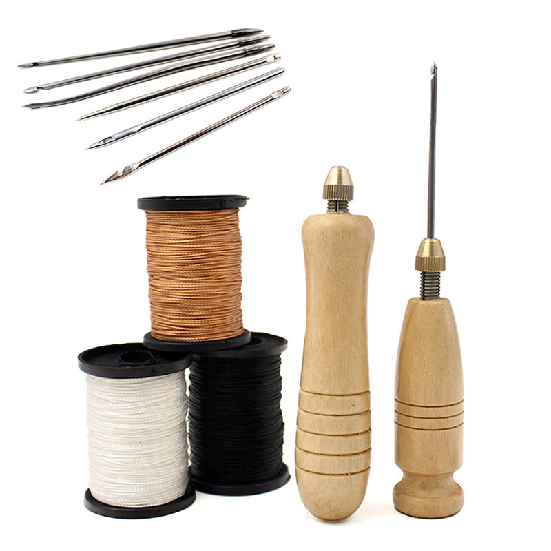 Leather Tooling Kit - 1Set DIY Leather Sewing Awl Needle
