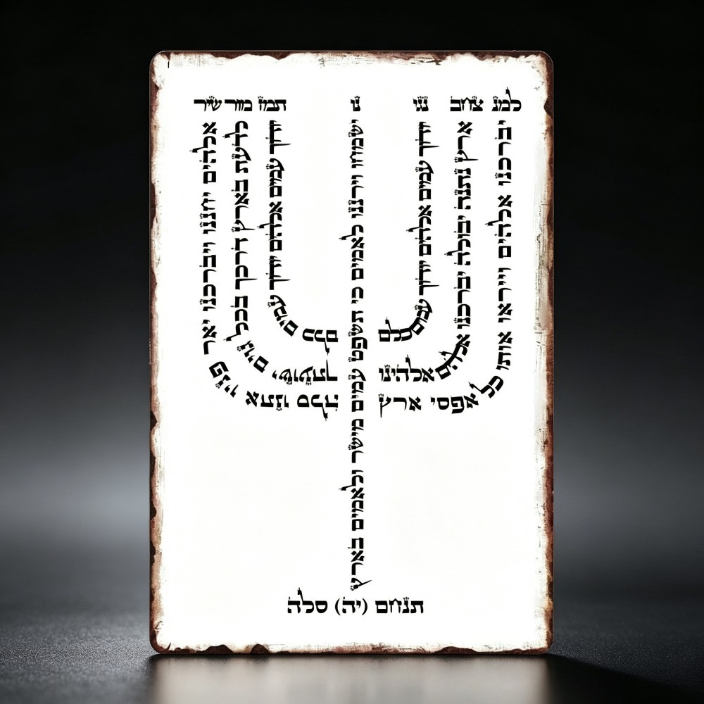 Art & Craft Fair - CIFBUY Vintage Hebrew YHVH Aluminum Wall