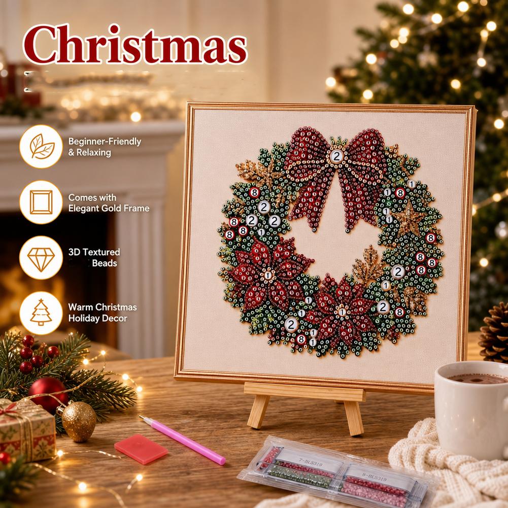 Art Craft Kits - Christmas Pearl Diamond Painting Art Set