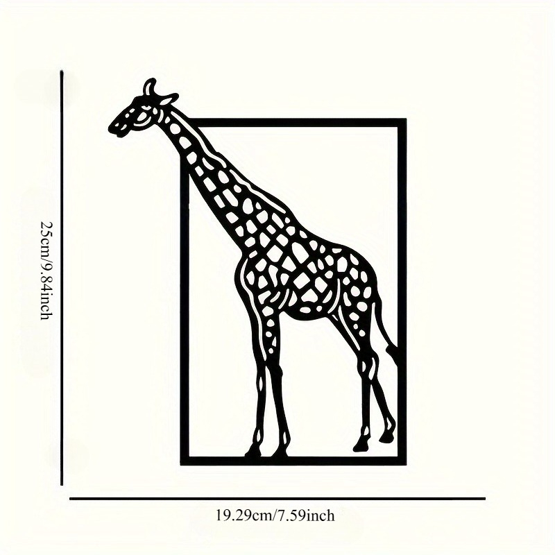 Abstract giraffe metal wall ar - Art Craft Halloween review and price