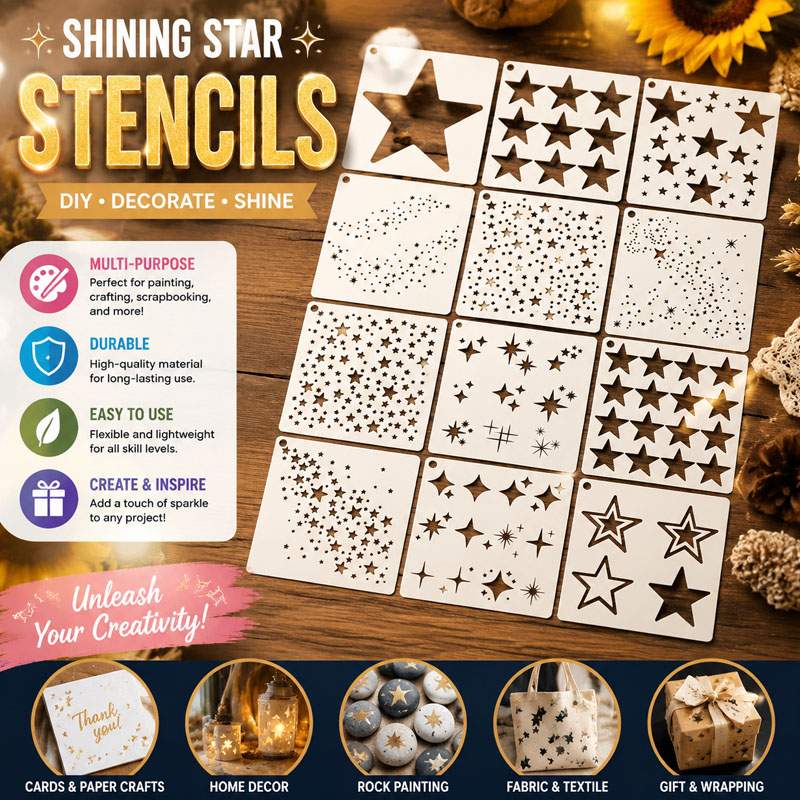 Versatile Shining Star Shape S - Art Craft Background review and price