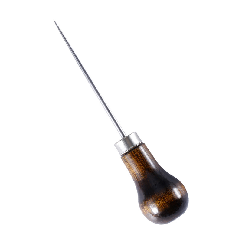 Wood Handle Drillable Awl Roun - Leather Tooling Kit review and price