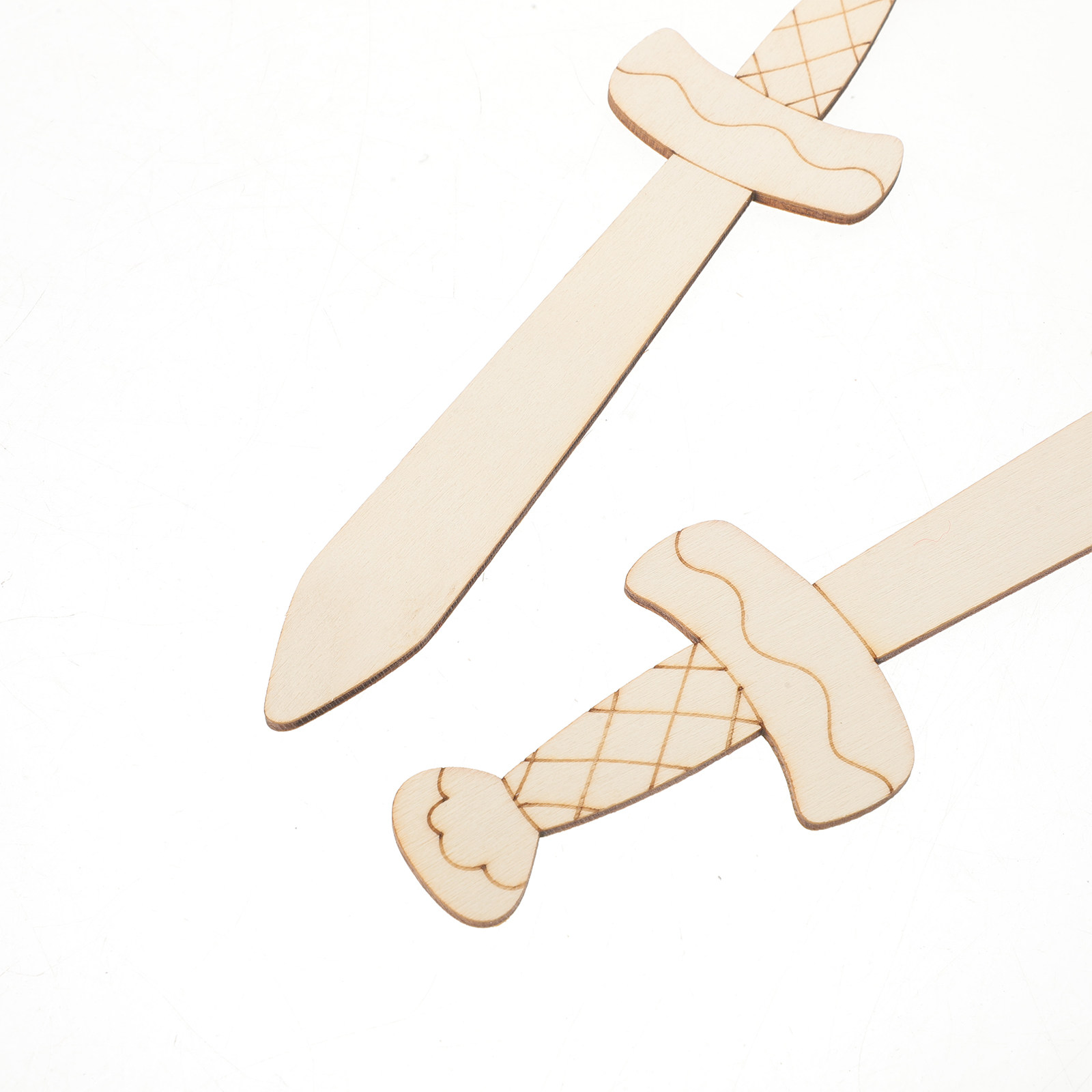20Pcs Wooden Swords Cutouts Un - Art Craft Party review and price