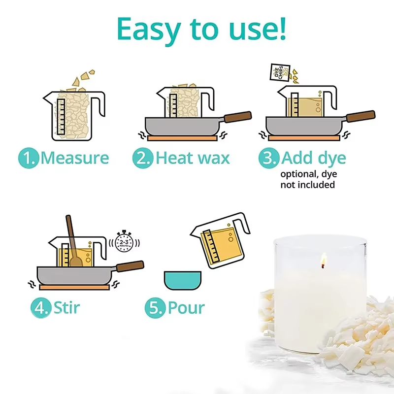 1kg/500/250/100g Pure Soy Wax  - Candle Making Wax review and price