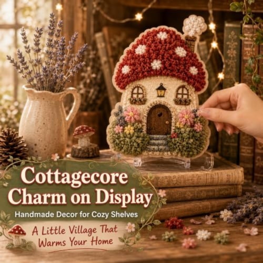 Whimsical Village 3D Fabric Po - Art Craft Village review and price