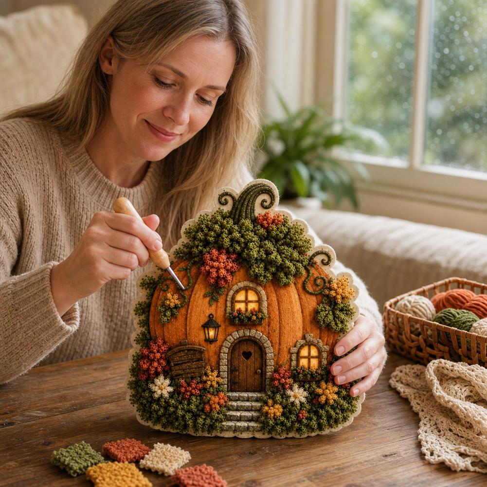 Whimsical Village 3D Fabric Po - Art Craft Village review and price