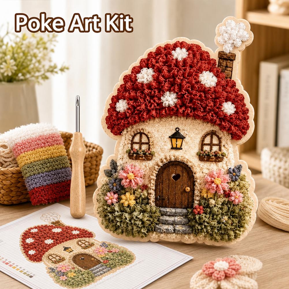Whimsical Village 3D Fabric Po - Art Craft Village review and price