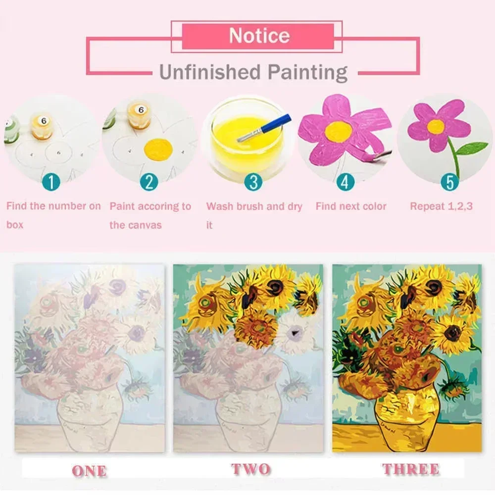Paint By Numbers Kit for Adult - Art Craft Village review and price