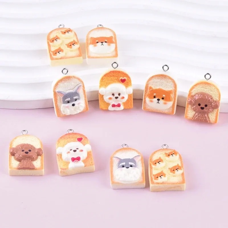 10Pcs Cute Toast Dog Resin Pen - Art Craft Party review and price