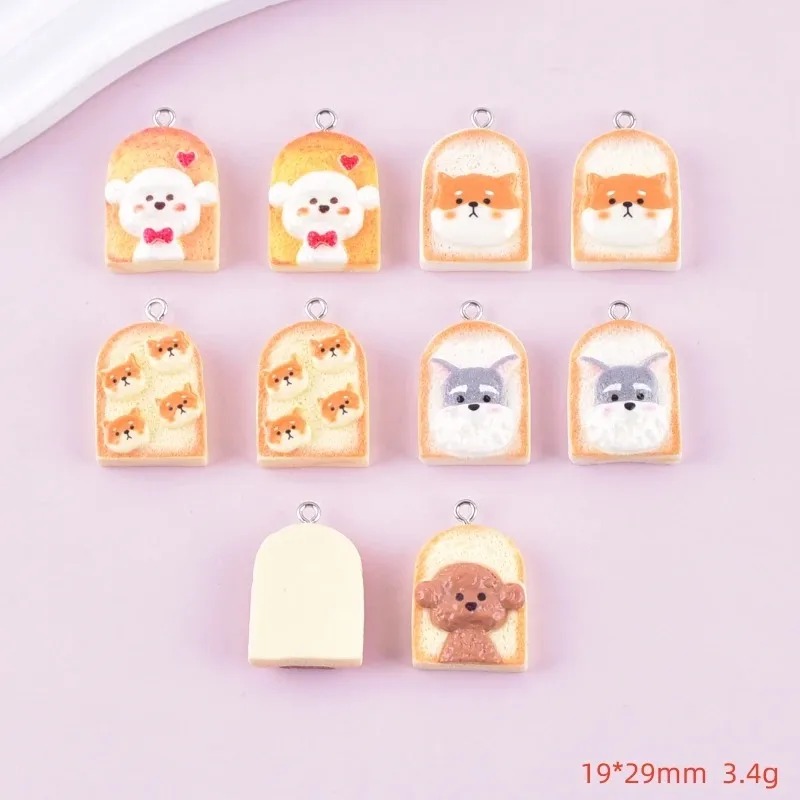 10Pcs Cute Toast Dog Resin Pen - Art Craft Party review and price