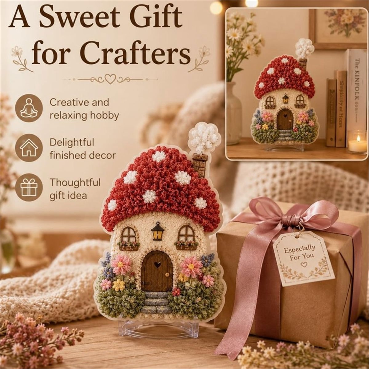 Whimsical Village 3D Fabric Po - Art Craft Village review and price