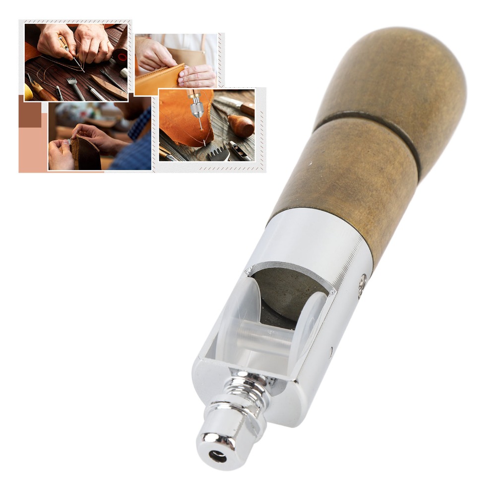 Ergonomic Wooden Handle Leathe - Leather Tooling Kit review and price