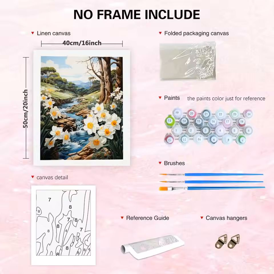 Painting By Numbers Wall Art P - Art Craft Village review and price