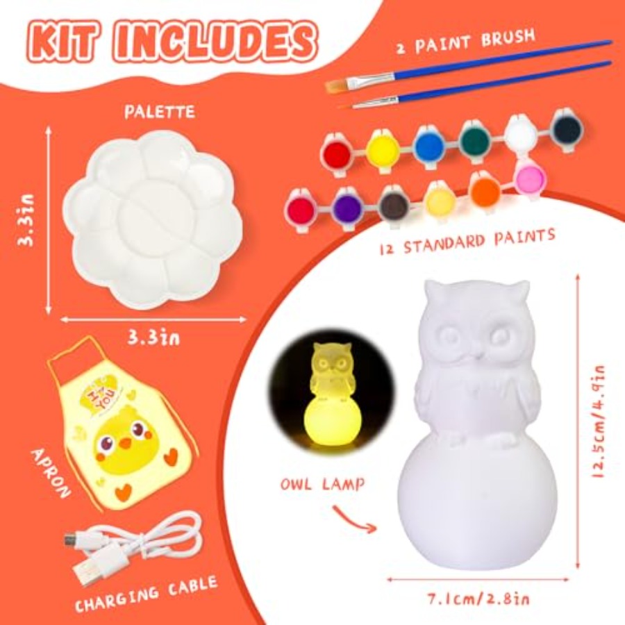 Paint Your Own Lamp Kit, Arts  - Art Craft Kits review and price