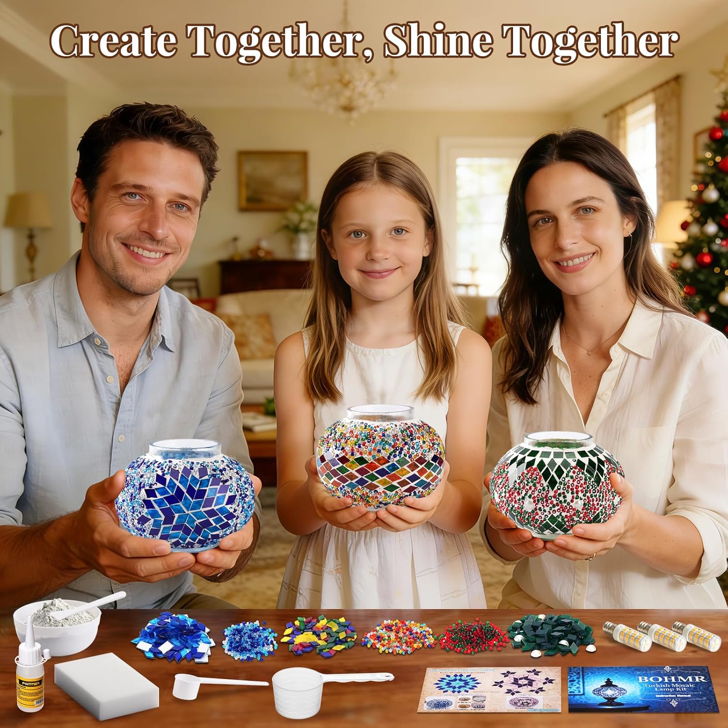 DIY 3 Globe Turkish Mosaic Lam - Art Craft Kits review and price