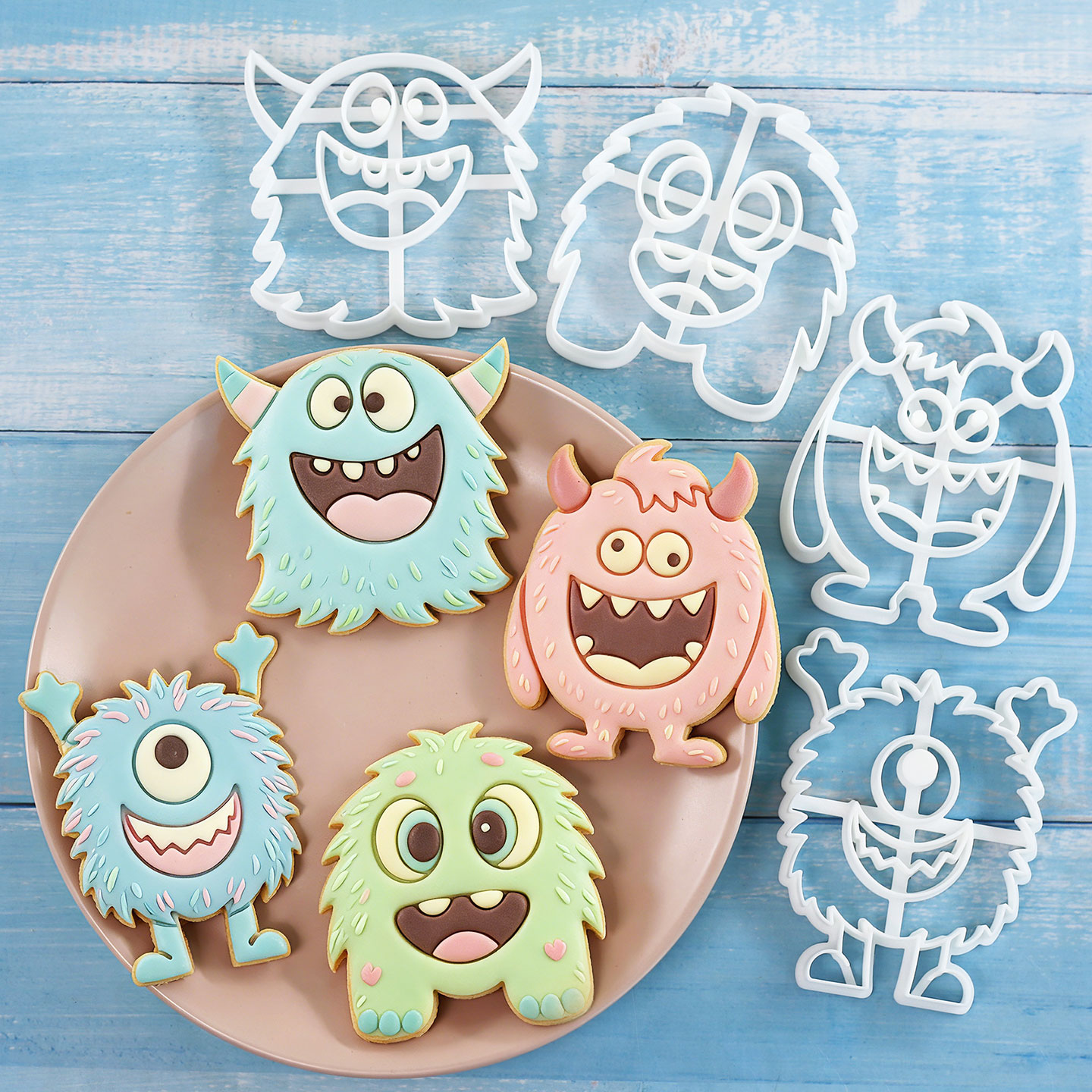 1 Pc/4 Pcs Large Monster Cooki - Art Craft Party review and price