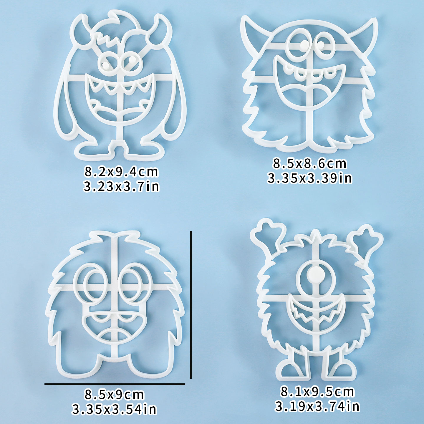 1 Pc/4 Pcs Large Monster Cooki - Art Craft Party review and price