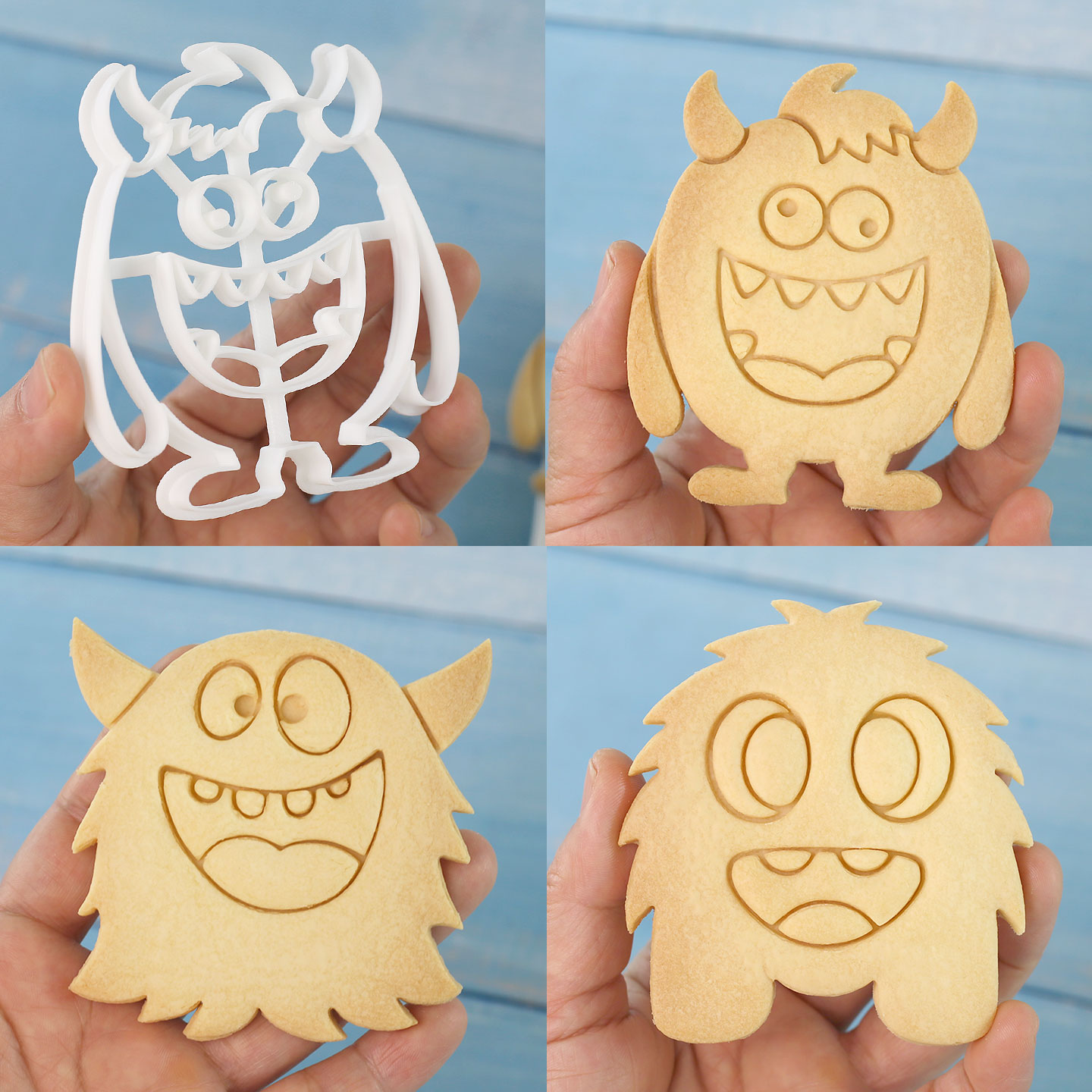 1 Pc/4 Pcs Large Monster Cooki - Art Craft Party review and price