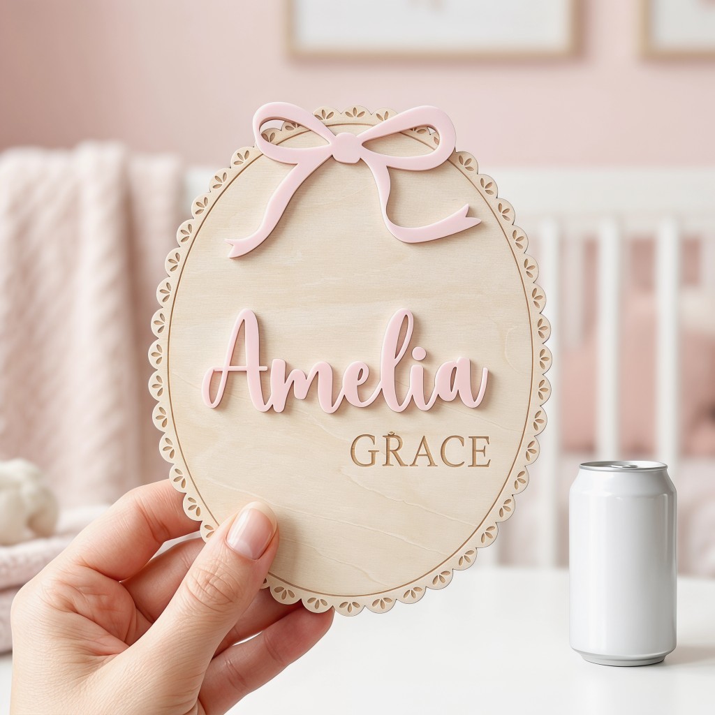 1Pc Custom Bow Lace Edge Baby  - Art Craft Party review and price