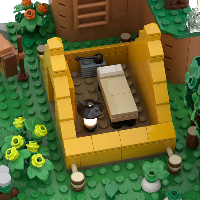 909pcs MOC Animal Crossing Vil - Art Craft Village review and price