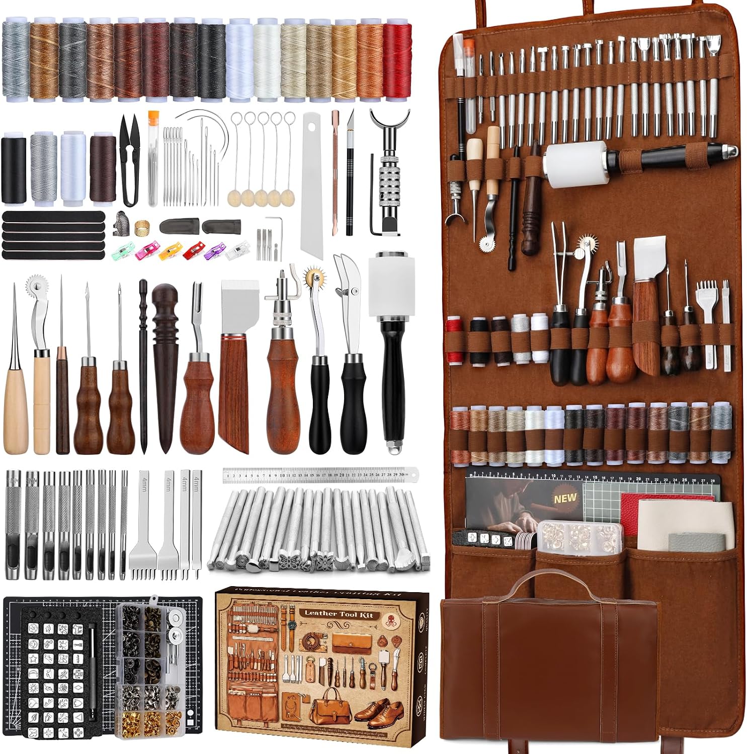 Leather Working Kit, Leather W - Leather Tooling Kit review and price