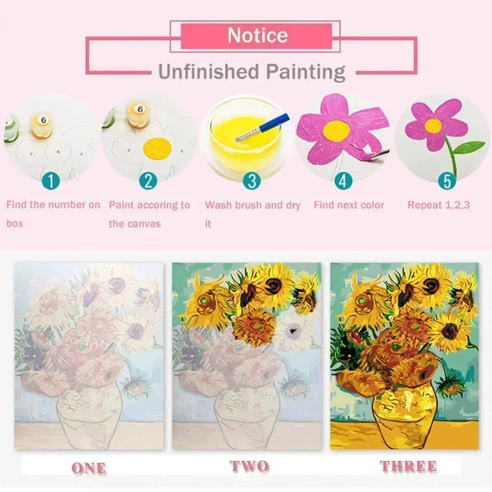 Village Paint By Numbers Paint - Art Craft Village review and price