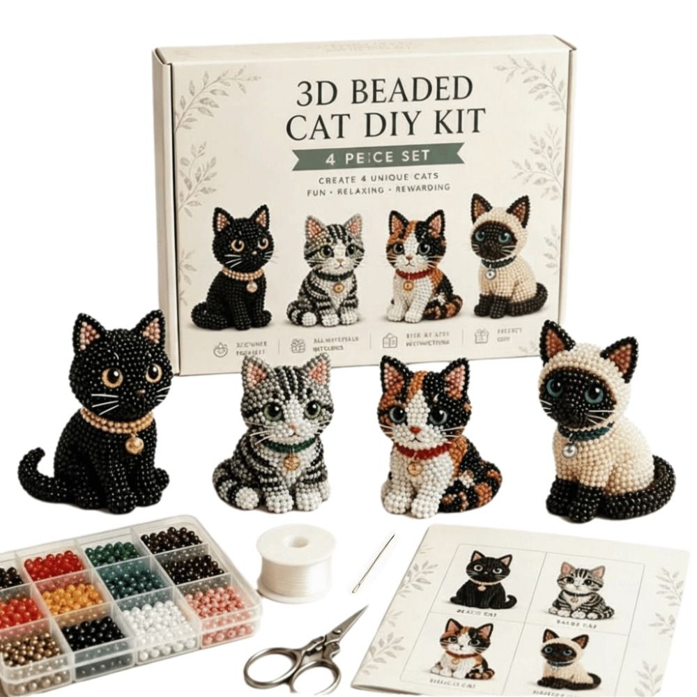 Tiny Beads 3D Beaded Animal Ki - Art Craft Kits review and price