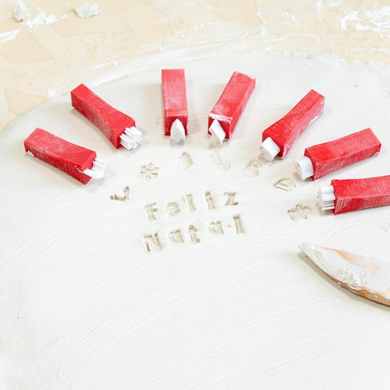 Christmas Style Alphabet Clay  - Art Craft Clay review and price