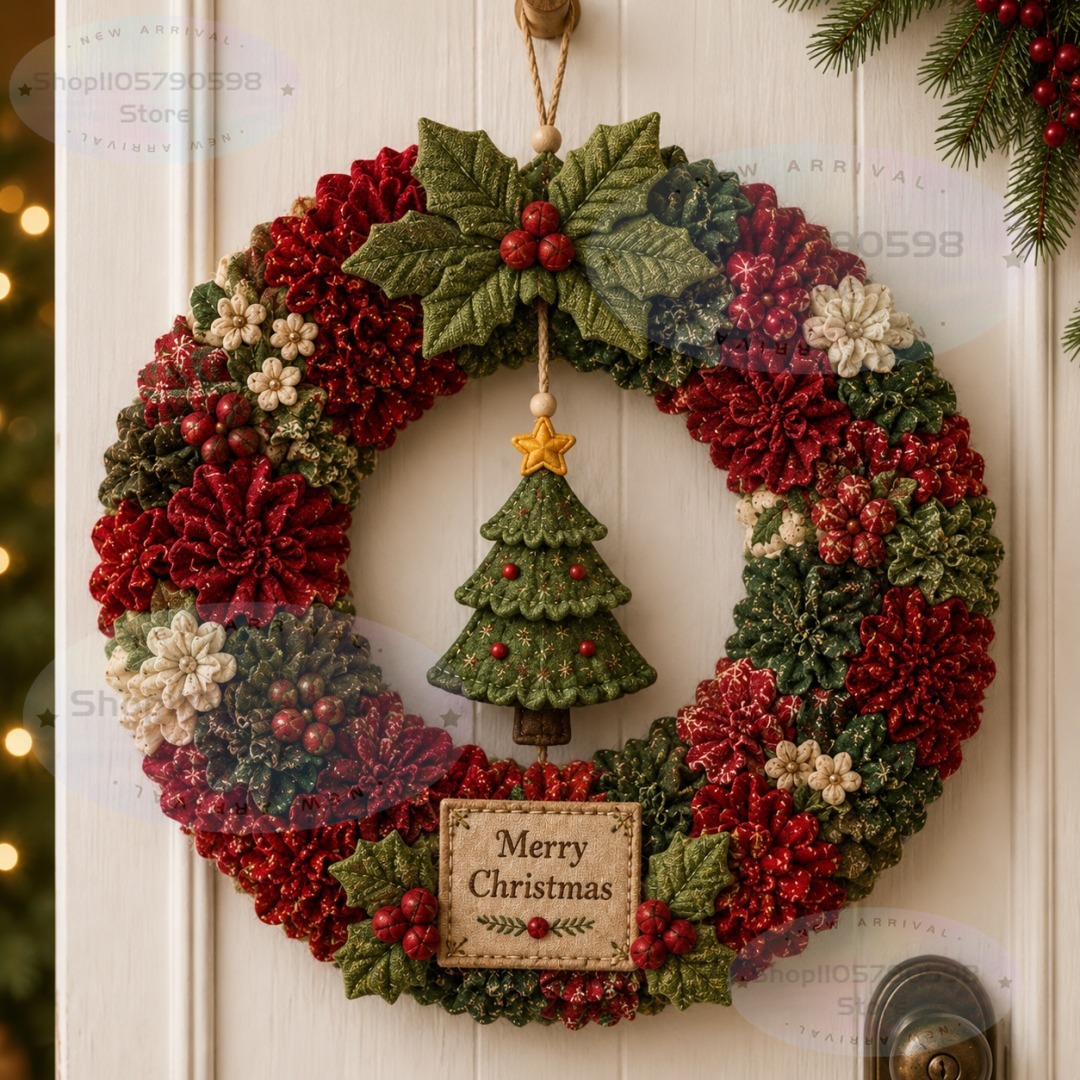 3D Fabric Poke Wreath DIY Kit, - Art Craft Kits review and price