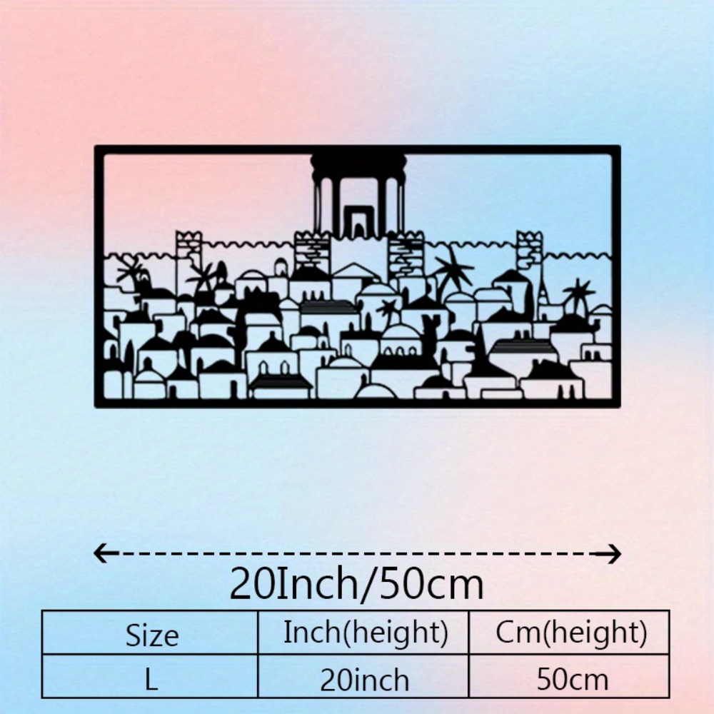 CIFBUY Metal Wall Art Jerusale - Art & Craft Fair review and price