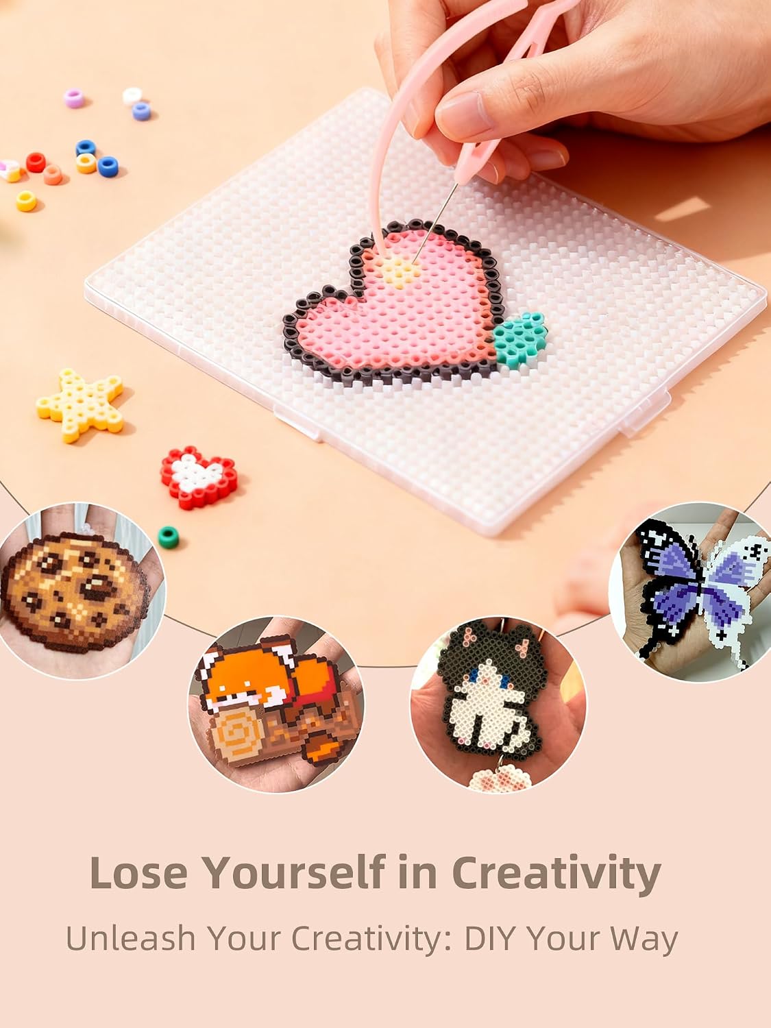 Fuse Beads Kit-Easy DIY-96 Col - Art Craft Kits review and price